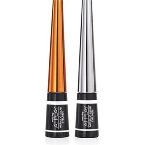 MARY KAY AT PLAY LIMITED EDITION METALLIC LIQUID EYELINER COPPER & SILVER